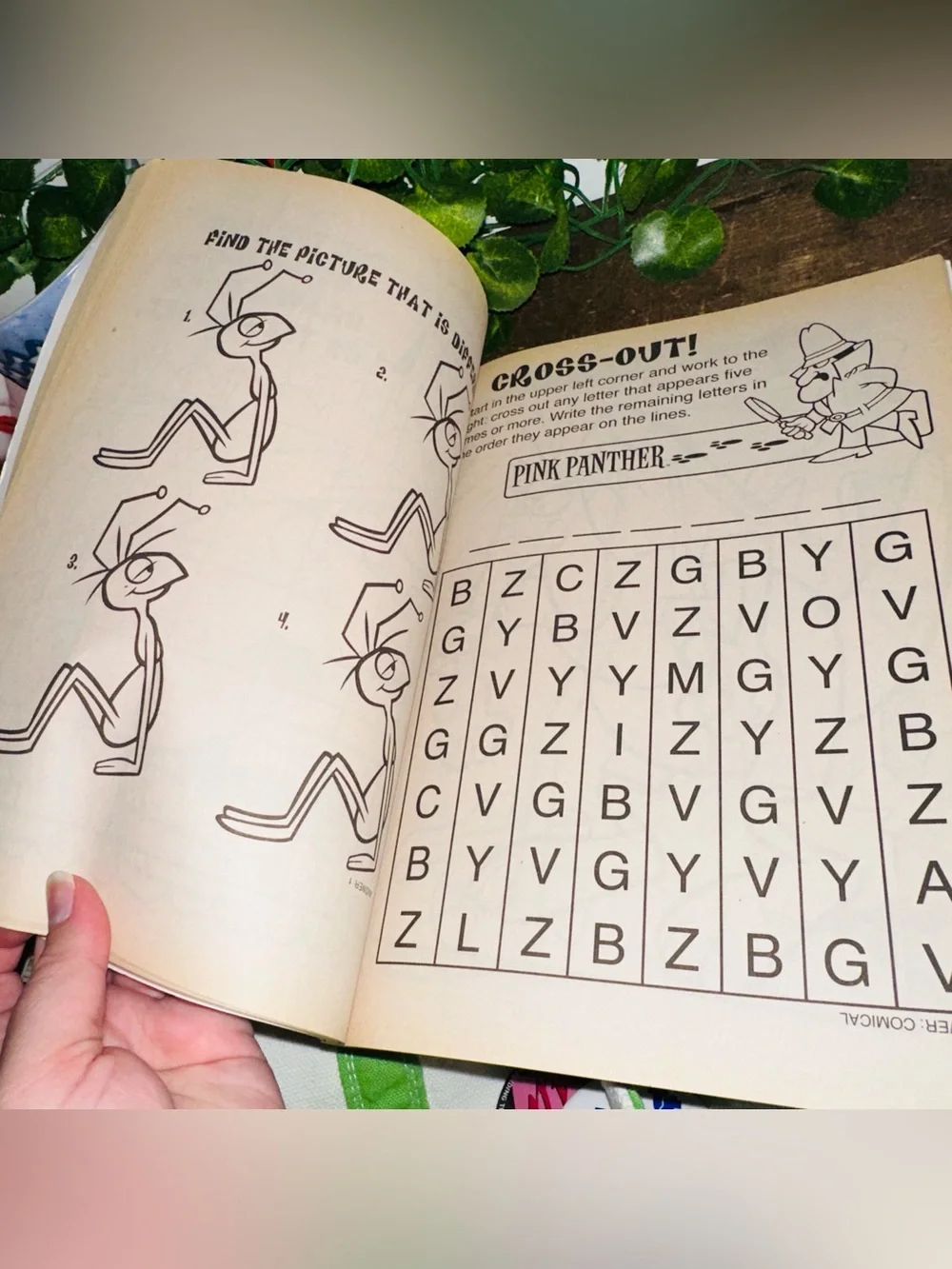Vintage Pink Panther Kappa 2000’s Coloring and Activity Book NEW